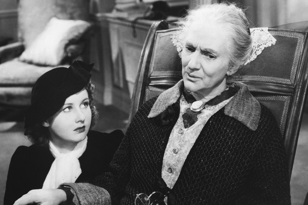 Barbara Reid and  Beulah Bondi in a scene from "Make Way for Tomorrow."