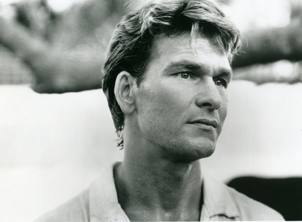 A 1992 publicity still of Patrick Swayze from his movie "City of Joy".