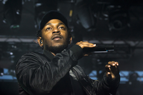 Rapper Kendrick Lamar.