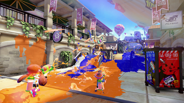 A scene from Nintendo's "Splatoon."