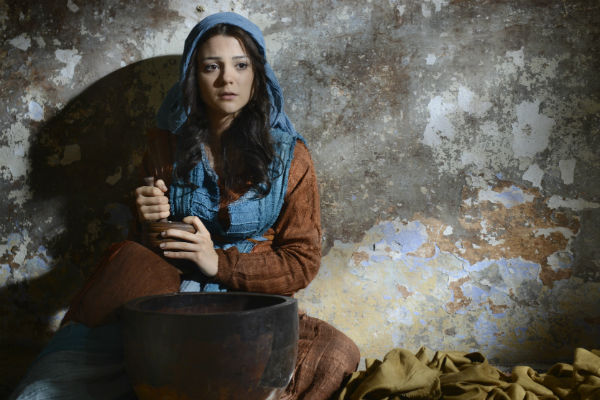 Actress Kathryn Prescott in "The Dovekeepers."