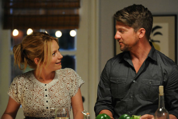 Becki Newton and Zachary Knighton in "Weird Loners."