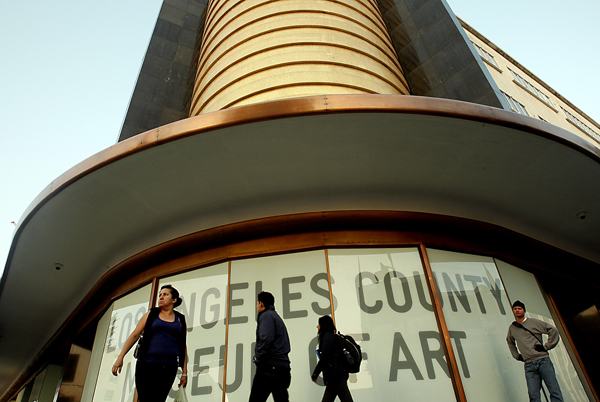 The former May Co. department store at Wilshire Boulevard and Fairfax Avenue is now called LACMA West.