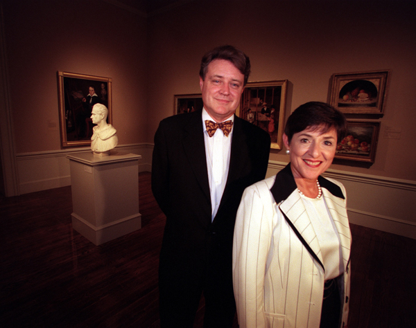 Graham Beal and Andrea Rich at LACMA.