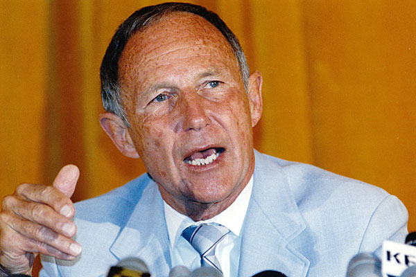 Los Angeles Police Chief Daryl F. Gates.