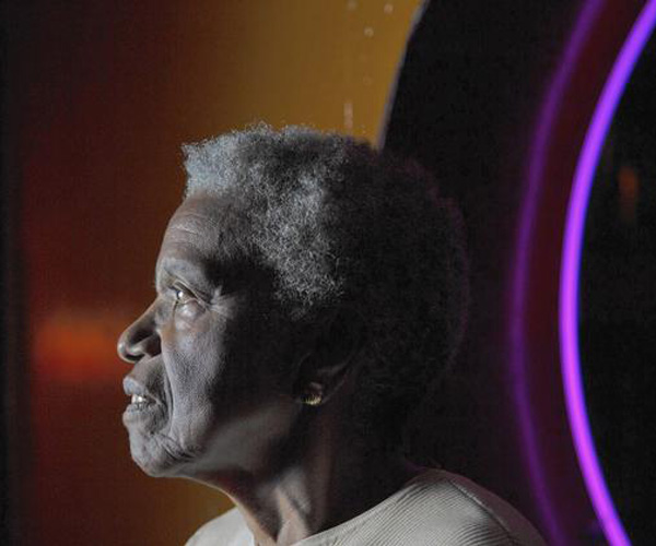 Jewel Thais-Williams, owner of the nightclub, Jewel's Catch One,at the now-closed nightclub.