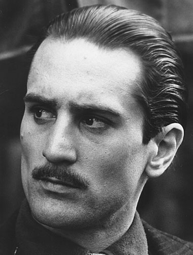 Robert De Niro as Vito Corleone in "The Godfather Part II"