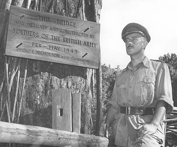 Alec Guinness in "The Bridge on the River Kwai"