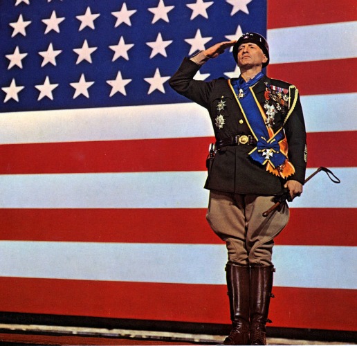 George C. Scott is seen in a 20th Century Fox handout photo from the 1970 movie "Patton."