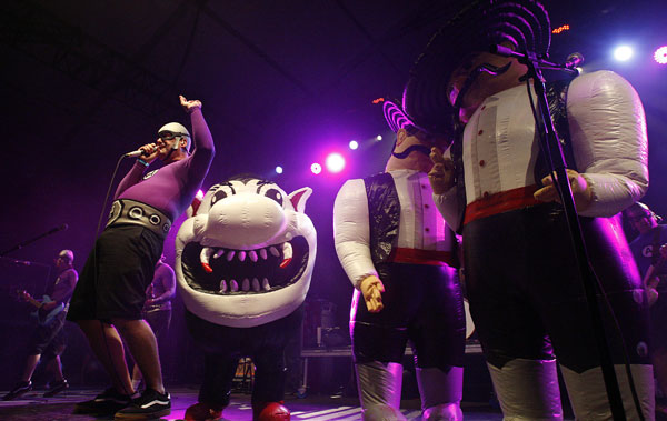 The Aquabats at Coachella in 2011.