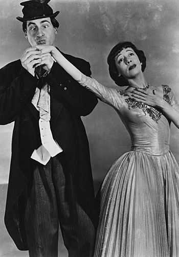 Sid Caesar pairs with Imogene Coca in "Your Show of Shows."