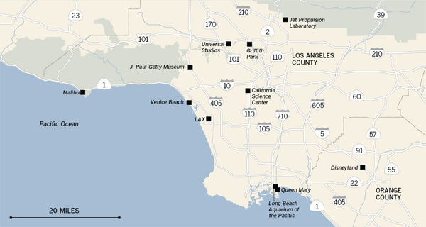 The shuttle will begin a California tour early Friday morning, and is expected to return to Los Angeles around 11:30 a.m.