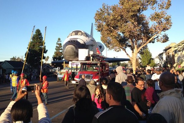 Endeavour along Martin Luther King Jr. Boulevard.