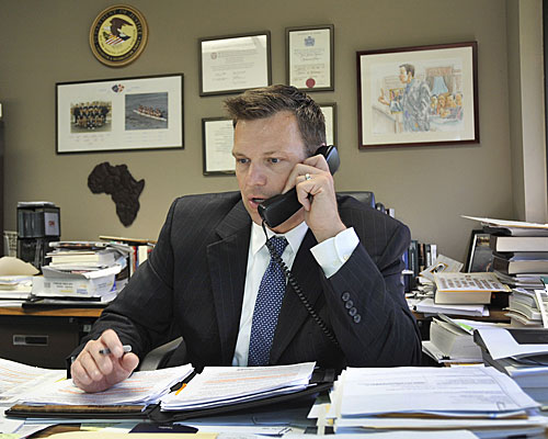 Law professor Kris Kobach, author of the Arizona law.